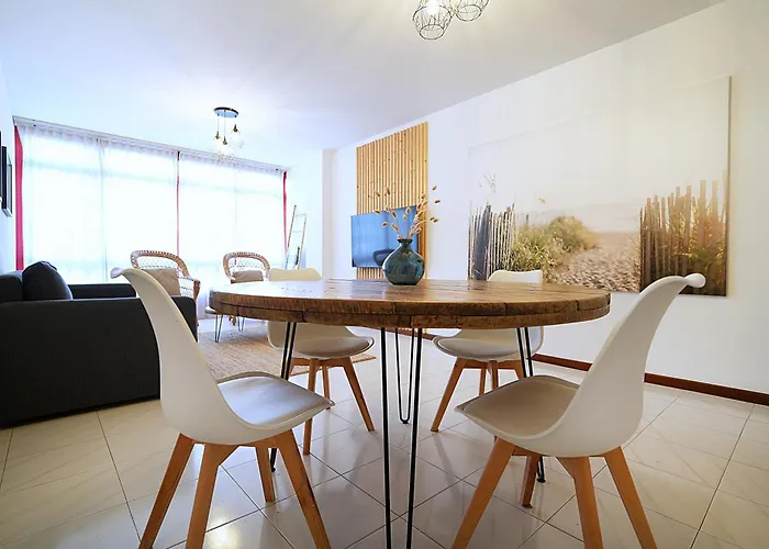 De Playa En Con Parking 公寓 桑亨霍